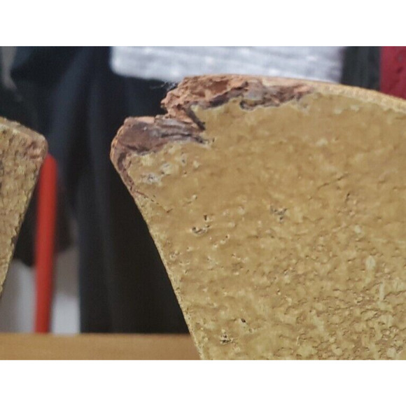 Vintage Set of 2 Syroco Wood Violin Music Sheets Bookends Syracuse Old Damage - Picture 12 of 15